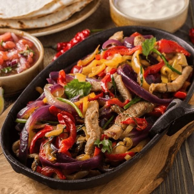 Roast Pork with Vegetables.