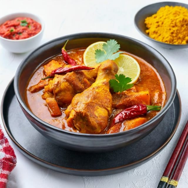 Red Curry Chicken.