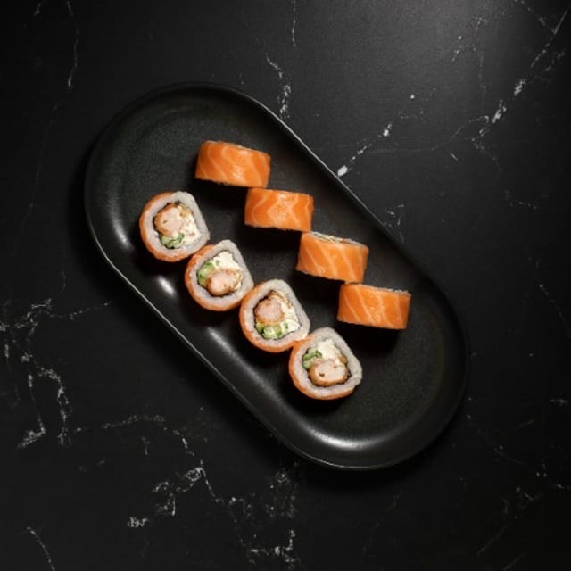 Smoked Salmon Roll.