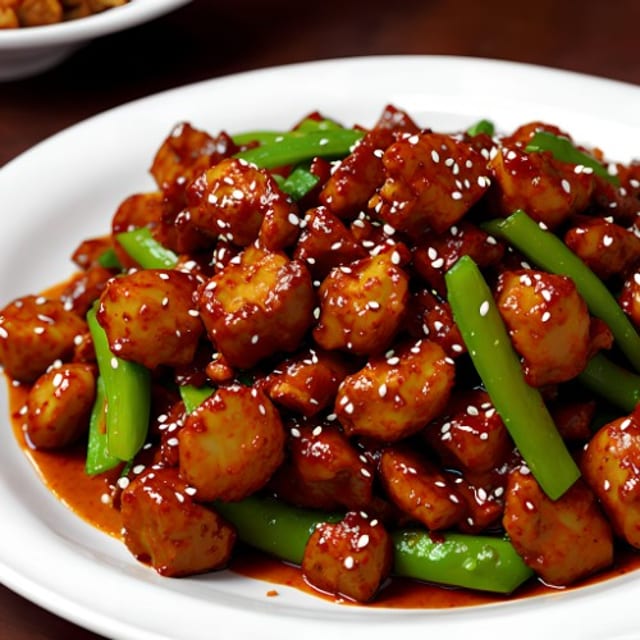 Beef with String Beans.