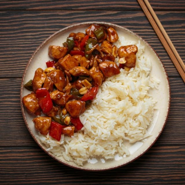 Kung Po Beef.