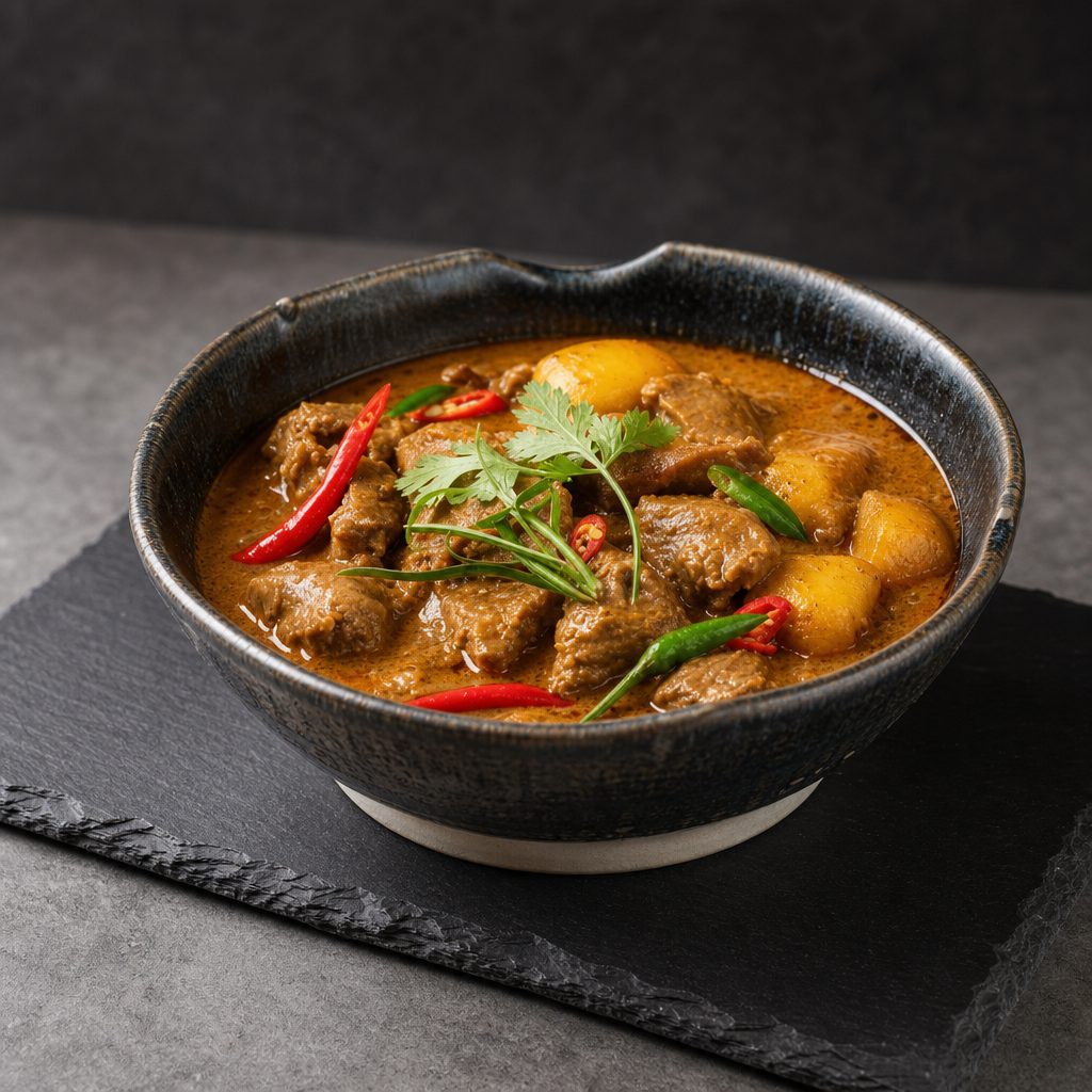 Masaman Curry Chicken or Beef.