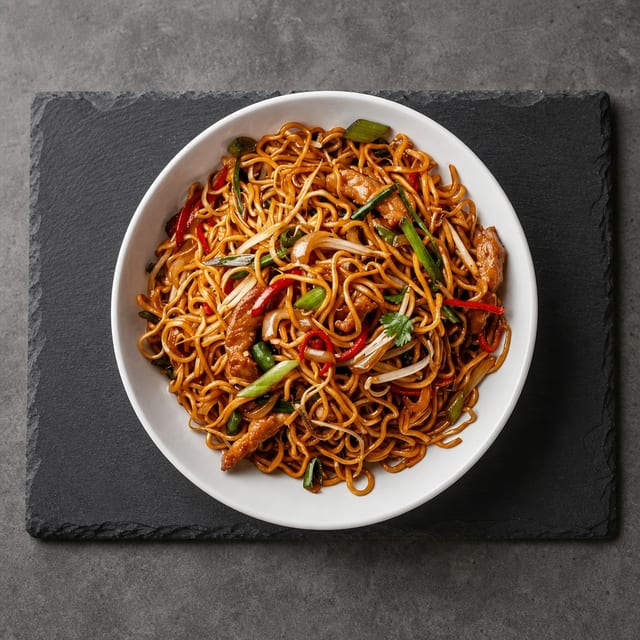 Roast Pork Lo Mein.