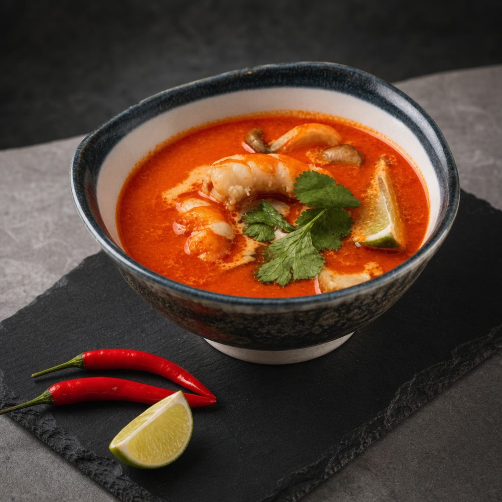 Tom Yum Gai Soup.