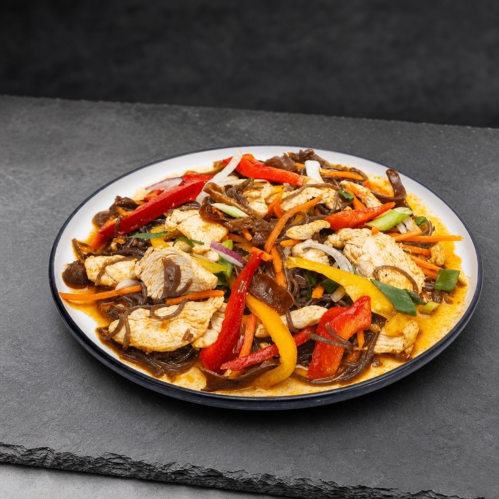 Chicken with Vegetables (Lunch).