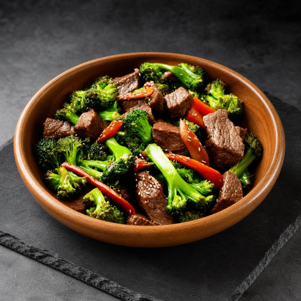 Beef with Broccoli (Lunch).