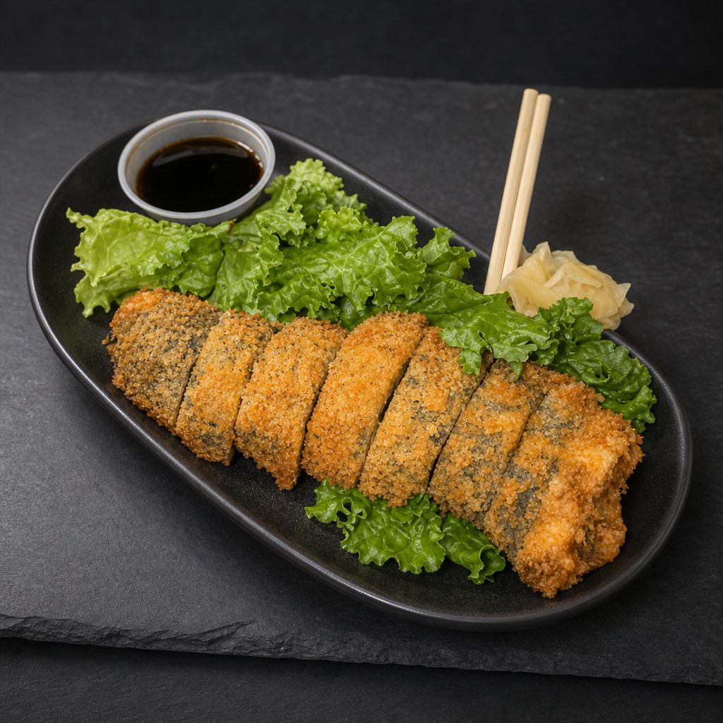 Salmon Crunch Roll.