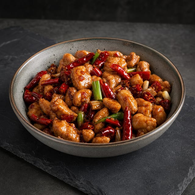 Kung Po Beef.