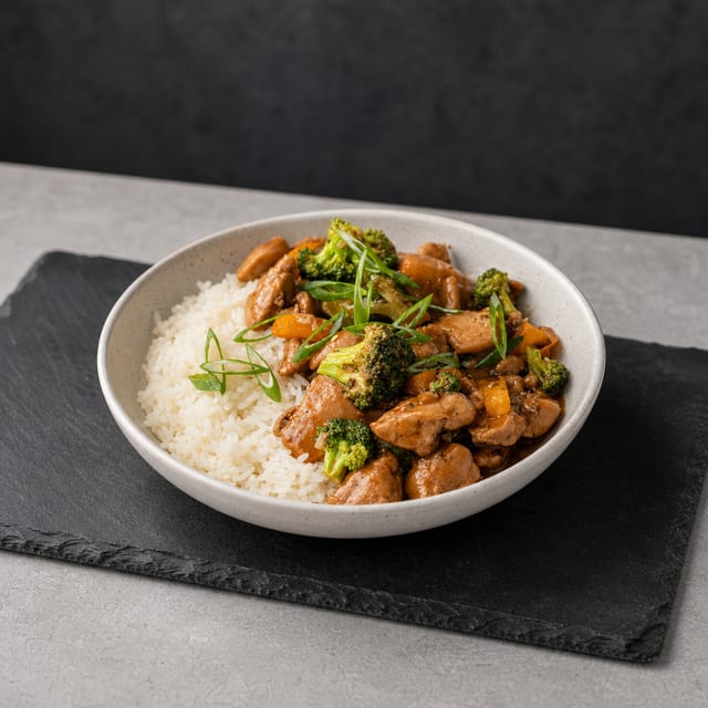 Chicken with Broccoli.