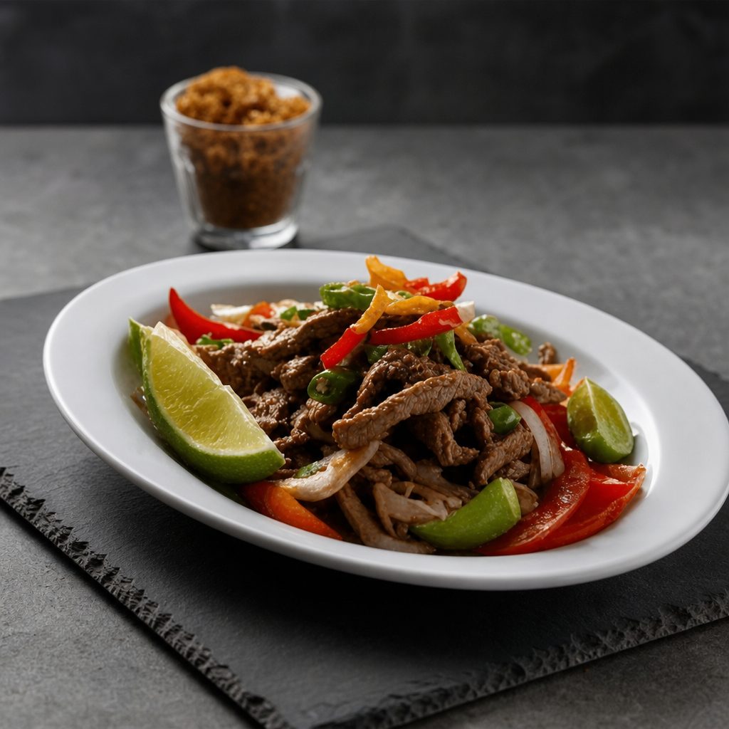 Pepper Steak with Onions (Lunch).