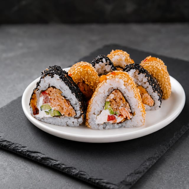 Spicy Yellowtail Roll.