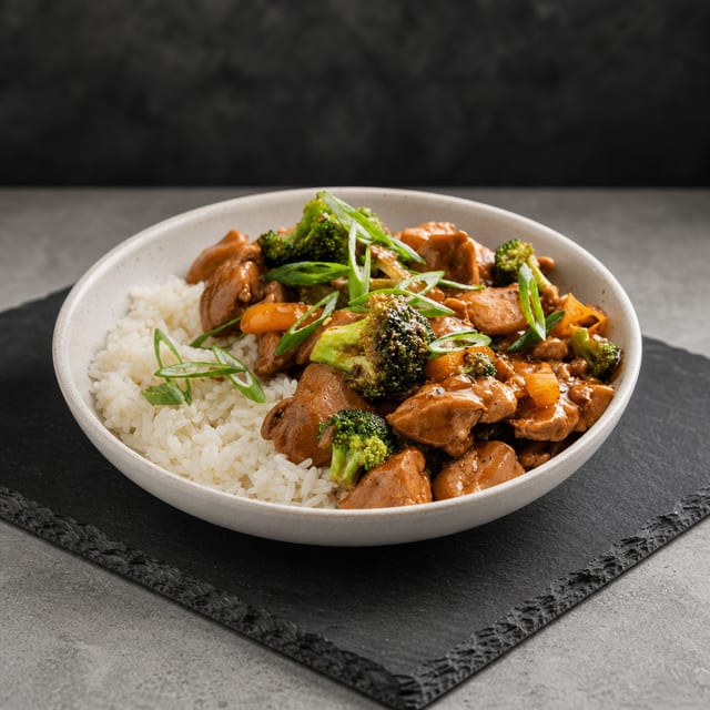 Chicken with Broccoli (Lunch).