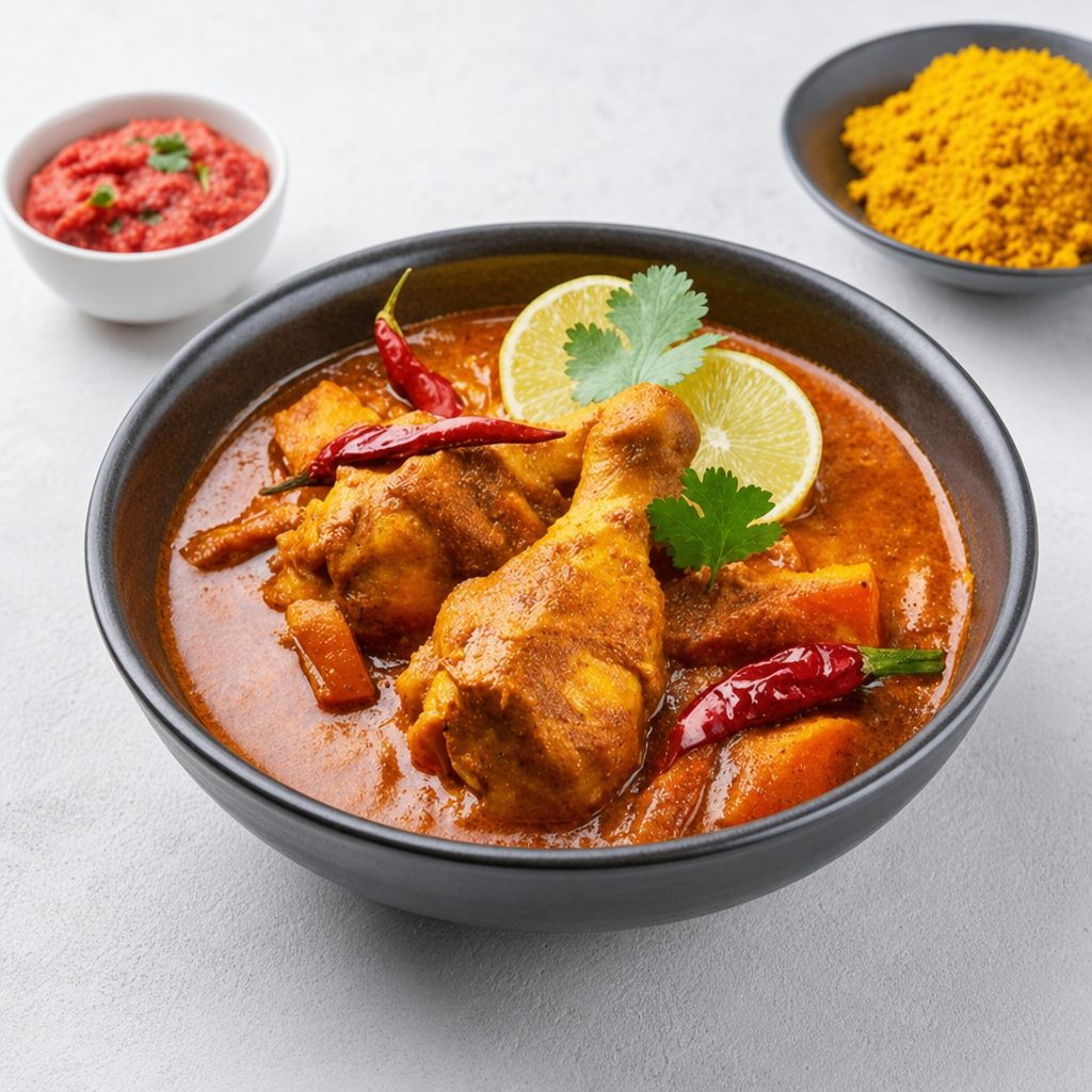 Red Curry Chicken.