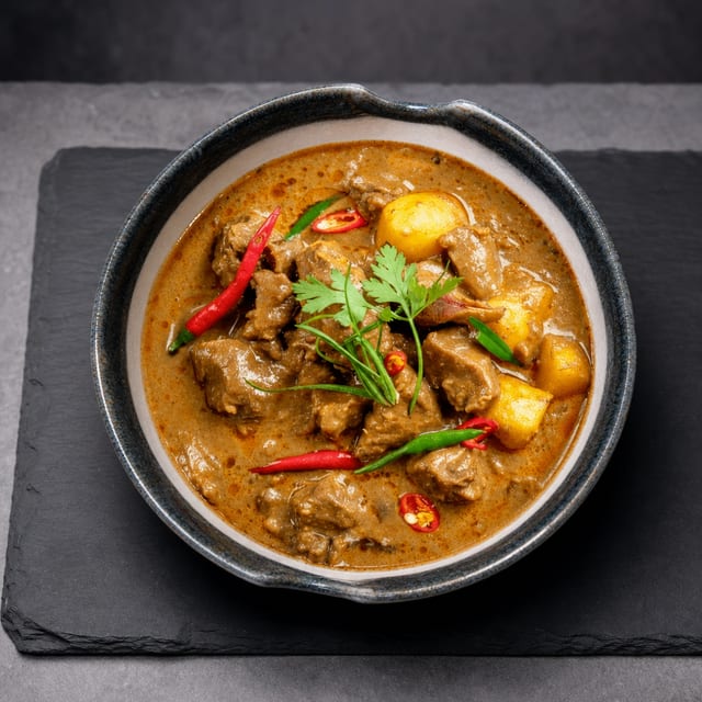 Masaman Curry Beef (Lunch).