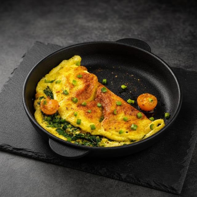 Chicken or Pork Egg Foo Young.