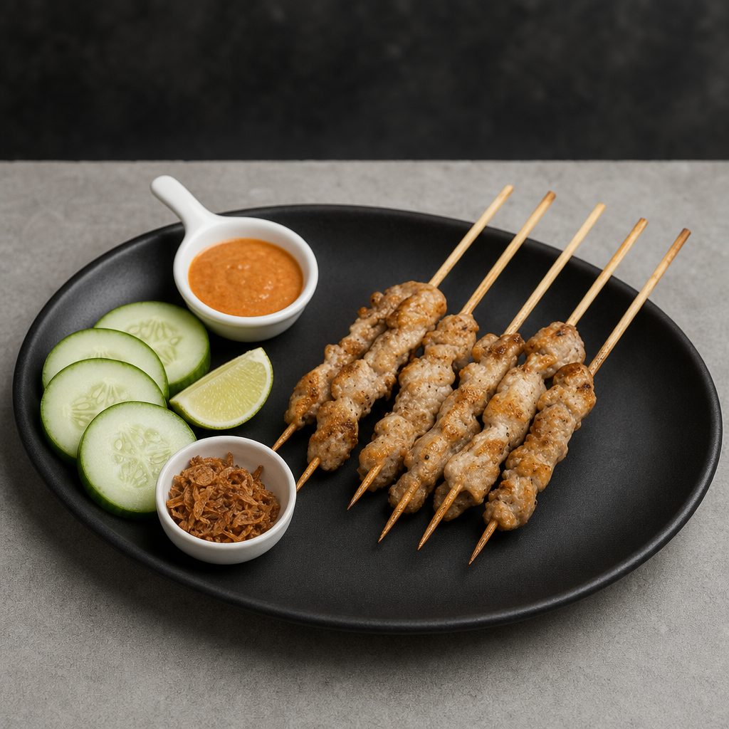 Satay Chicken or Beef.
