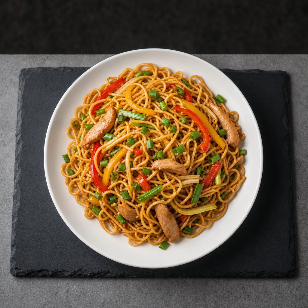 Chicken or Roast Pork Chow Mein.