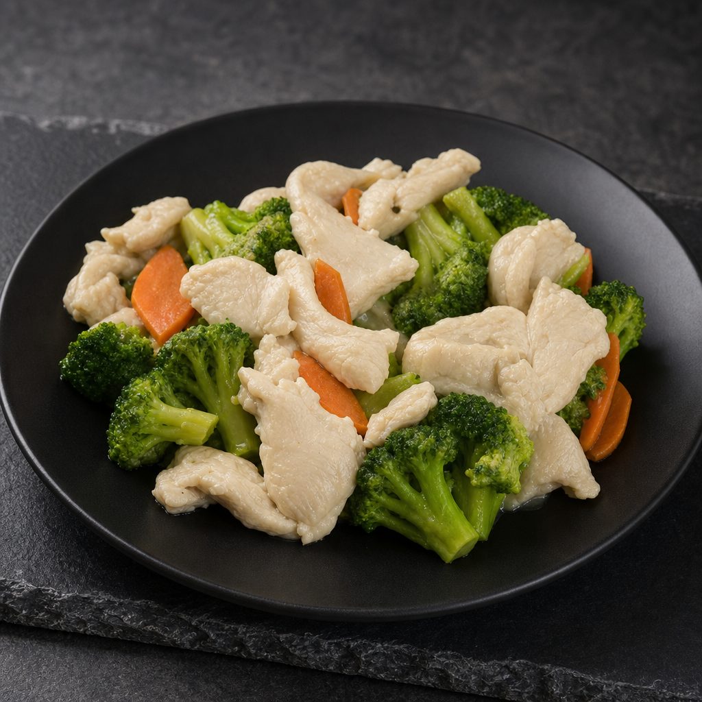 Chicken with Broccoli.