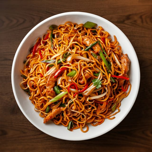 Roast Pork Lo Mein.
