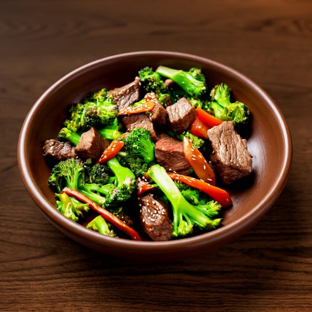 Beef with Broccoli (Lunch).
