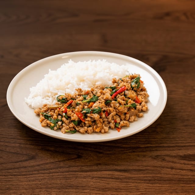 Basil Beef (Lunch).