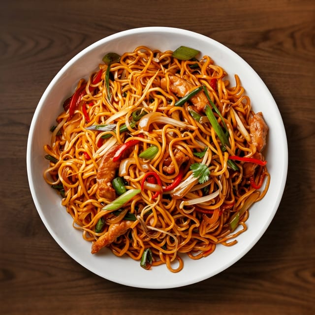 Chicken Lo Mein (Lunch).