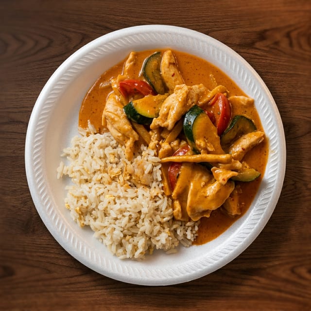 Red Curry Chicken (Lunch).