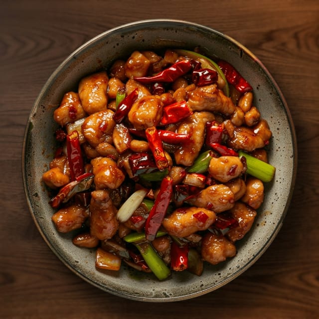 Kung Po Beef.