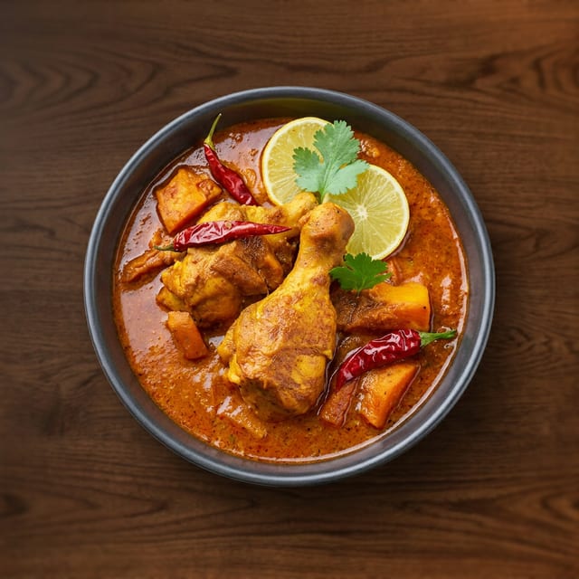 Red Curry Chicken or Beef.