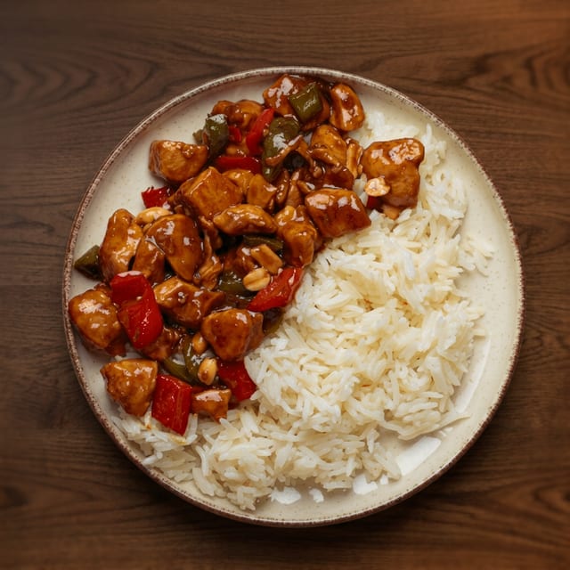 Kung Po Beef.