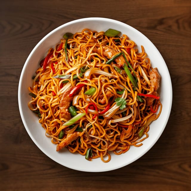 Roast Pork Lo Mein (Lunch).