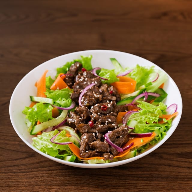Beef with Mixed Vegetables.