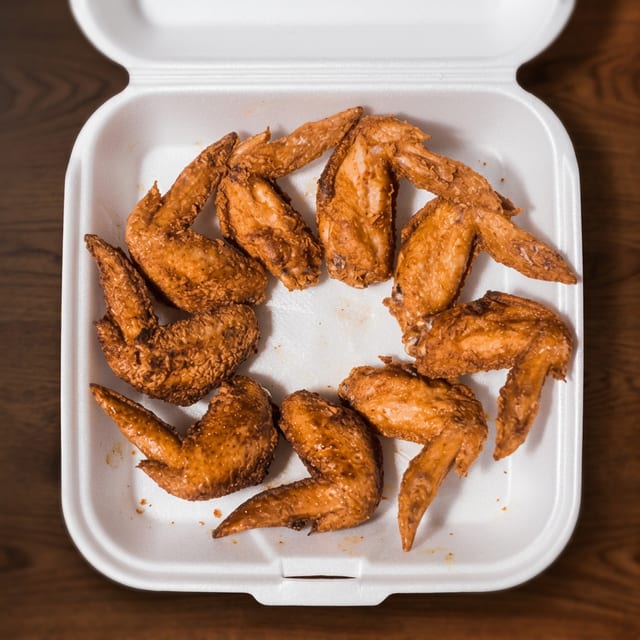 Fried Chicken Wings (8).