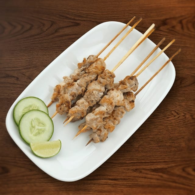 Satay Chicken or Beef.