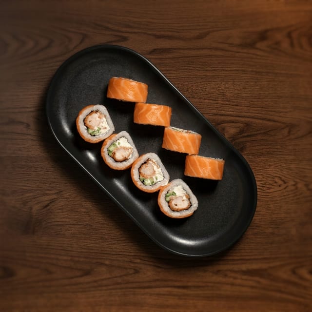 Smoked Salmon Roll.
