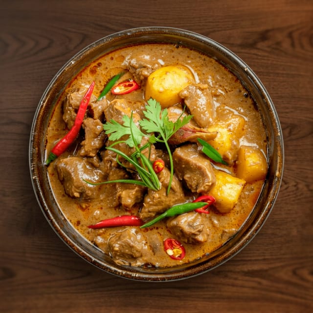 Masaman Curry Beef.
