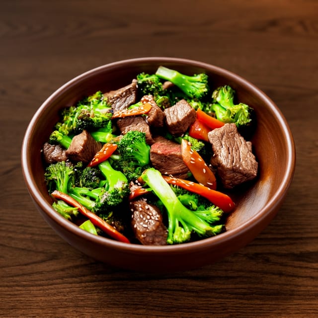 Beef with Broccoli.